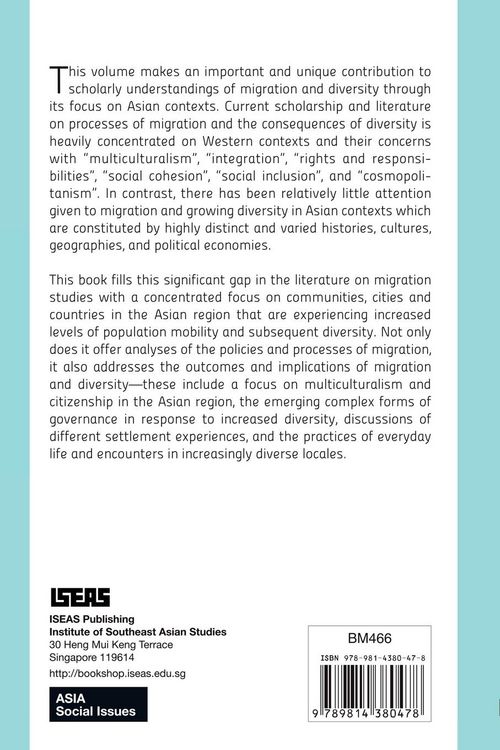 Produktbild: Migration and Diversity in Asian Contexts