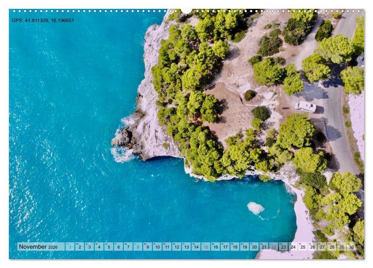 Produktbild: Mit dem Wohnmobil durch Italien (hochwertiger Premium Wandkalender 2026 DIN A2 quer), Kunstdruck in Hochglanz