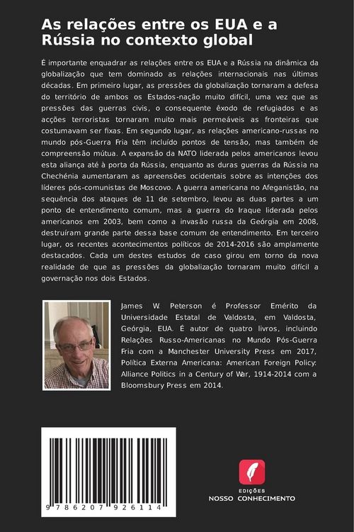 Produktbild: As rela&ccedil;&otilde;es entre os EUA e a R&uacute;ssia no contexto global