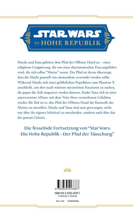 Produktbild: Star Wars: Die Hohe Republik - Der Pfad der Rache