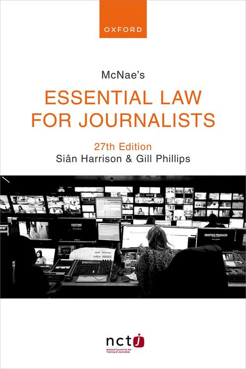 Produktbild: McNae's Essential Law for Journalists