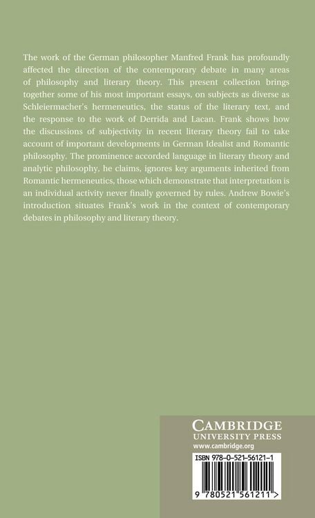 Produktbild: The Subject and the Text