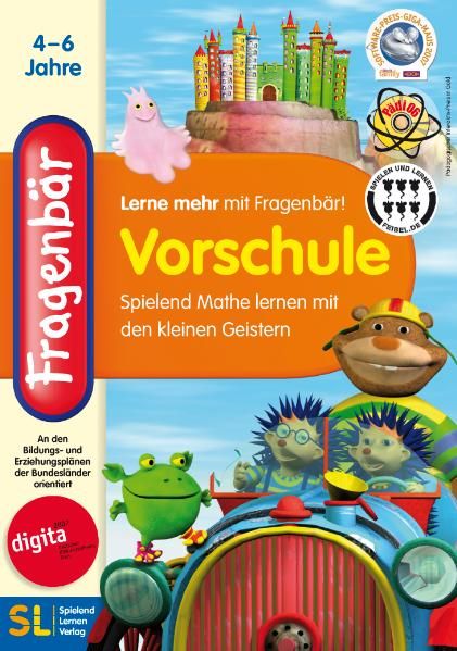 Produktbild: Fragenb&auml;r.  Spielend Mathe lernen mit den kleinen Geistern. CD-ROM f&uuml;r Windows 98/2000/ME/XP/Vista/7 und Mac ab G4 MacOSX 10.2