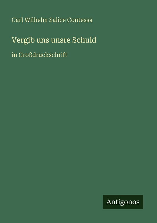 Produktbild: Vergib uns unsre Schuld