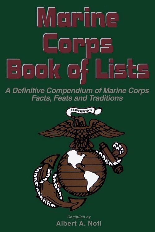 Produktbild: Marine Corps Book of Lists