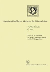 Produktbild: Die Barmer Theologische Erkl&auml;rung und ihre Wirkungsgeschichte