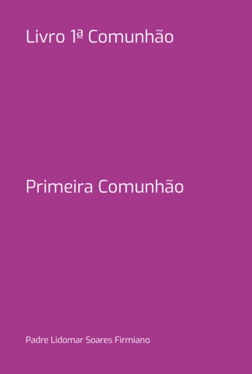 Produktbild: Livro 1&ordf; Comunh&atilde;o