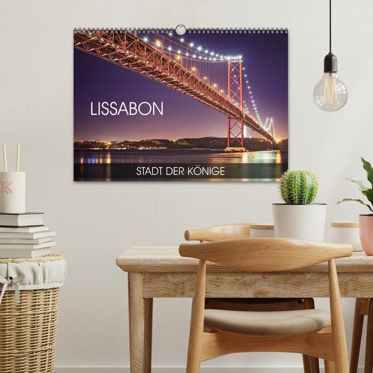 Produktbild: Lissabon - Stadt der K&ouml;nige (Wandkalender 2026 DIN A3 quer), CALVENDO Monatskalender