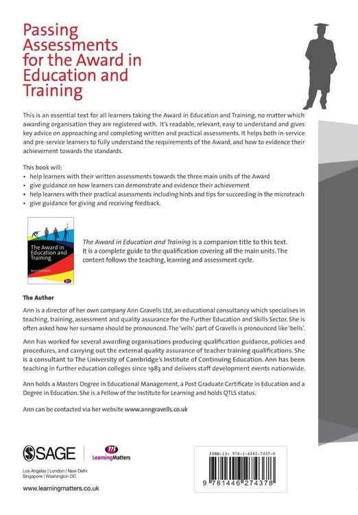 Produktbild: Passing Assessments for the Award in Education and Training