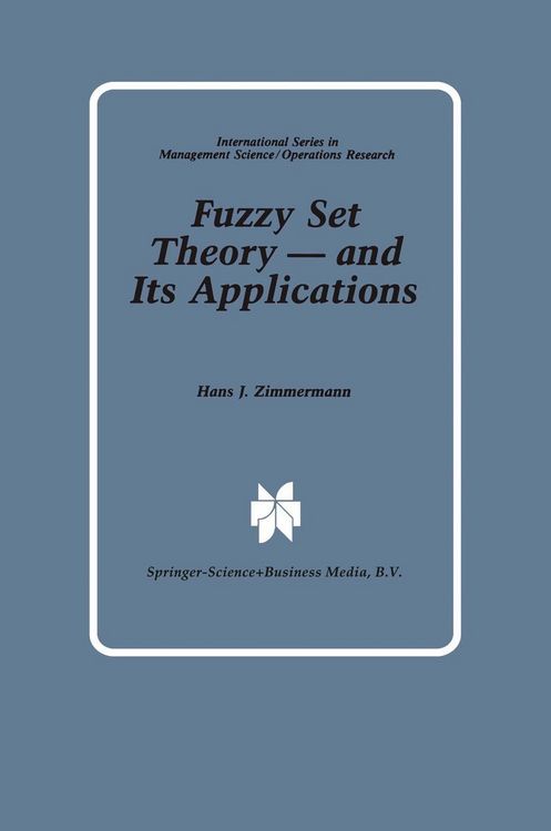 Produktbild: Fuzzy Set Theory - and Its Applications