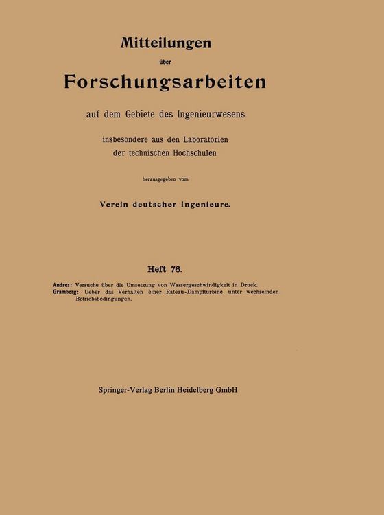 Produktbild: Mitteilungen &uuml;ber Forschungsarbeiten auf dem Gebiete des Ingenieurwesens insbesondere aus den Laboratorien der technischen Hochschulen