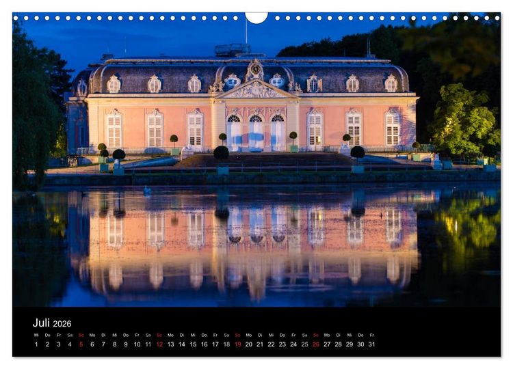 Produktbild: D&uuml;sseldorf bei Nacht (Wandkalender 2026 DIN A3 quer), CALVENDO Monatskalender