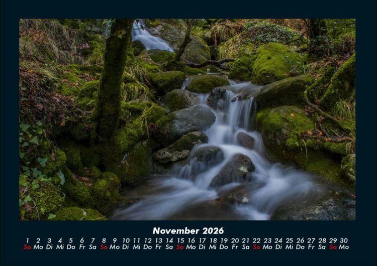 Produktbild: Wasserf&auml;lle 2026 Fotokalender DIN A4