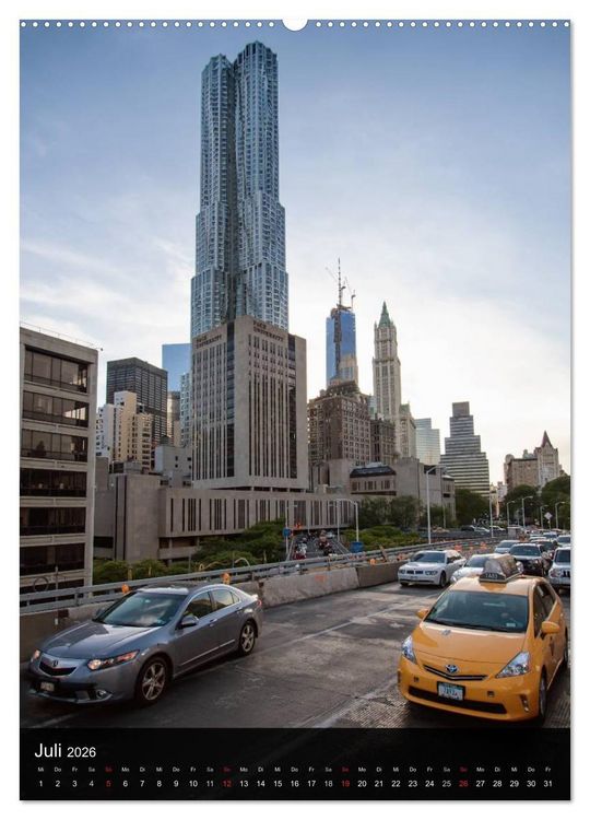 Produktbild: New York (Wandkalender 2026 DIN A2 hoch), CALVENDO Monatskalender
