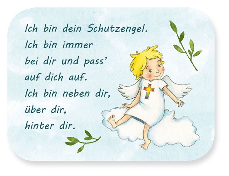 Produktbild: Mein Schutzengel. Sei beh&uuml;tet und besch&uuml;tzt - 25 K&auml;rtchen zur Erstkommunion