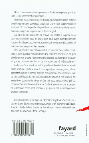 Produktbild: La monnaie : entre n&eacute;olib&eacute;ralisme et Etats, un choix politique