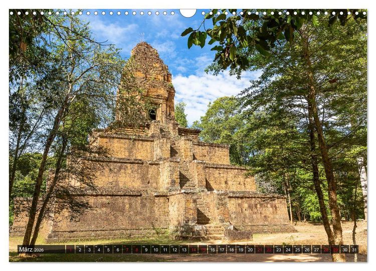 Produktbild: Angkor - Die Tempel der Khmer (Wandkalender 2026 DIN A3 quer), CALVENDO Monatskalender