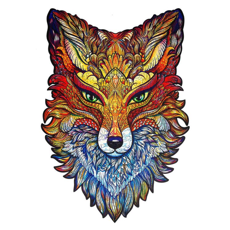 Produktbild: Fiery Fox, 27 x 40 cm, 308 Teile, Holz-Puzzle