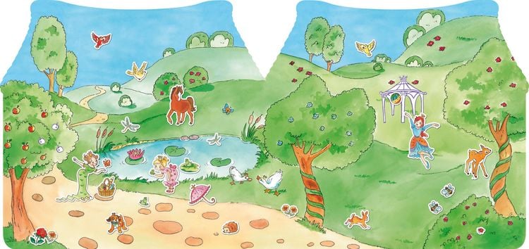 Produktbild: Prinzessinnenschloss - Stickern, Malen, Gestalten