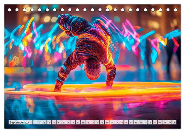 Produktbild: BREAKING Cooler Tanz und krasse Moves (Tischkalender 2026 DIN A5 quer), CALVENDO Monatskalender