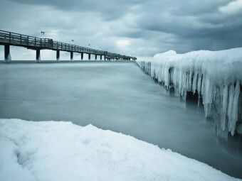 Produktbild: CALVENDO Puzzle Winter an der Ostseek&uuml;ste | 1000 Teile Lege-Gr&ouml;&szlig;e 64x48cm Foto-Puzzle f&uuml;r gl&uuml;ckliche Stunden