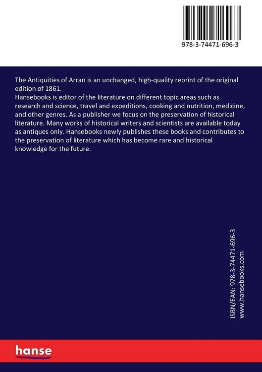 Produktbild: The Antiquities of Arran