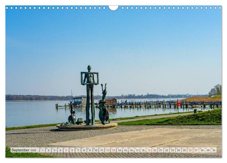 Produktbild: Ribnitz Damgarten Impressionen (Wandkalender 2026 DIN A3 quer), CALVENDO Monatskalender