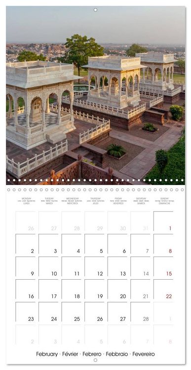 Produktbild: COLOURS OF INDIA (Wall Calendar 2026 12 &times; 12 Inch) CALVENDO 12 Month Wall Calendar