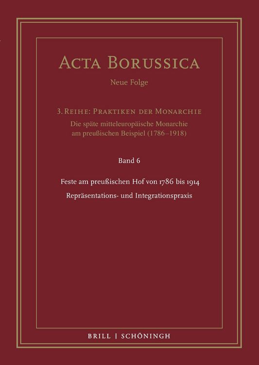 Produktbild: Feste am preu&szlig;ischen Hof von 1786 bis 1914