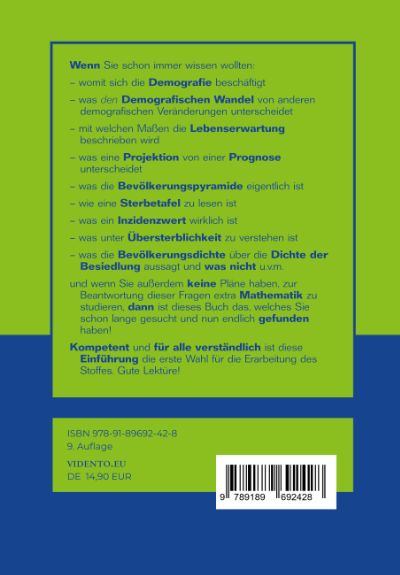 Produktbild: Einf&uuml;hrung in die Demografie
