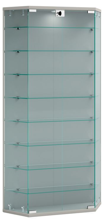 Produktbild: Wandvitrine H&auml;ngevitrine Glasvitrine Benila XL