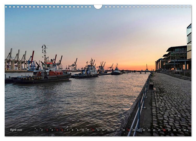 Produktbild: Hamburg Hafen (Wandkalender 2026 DIN A3 quer), CALVENDO Monatskalender