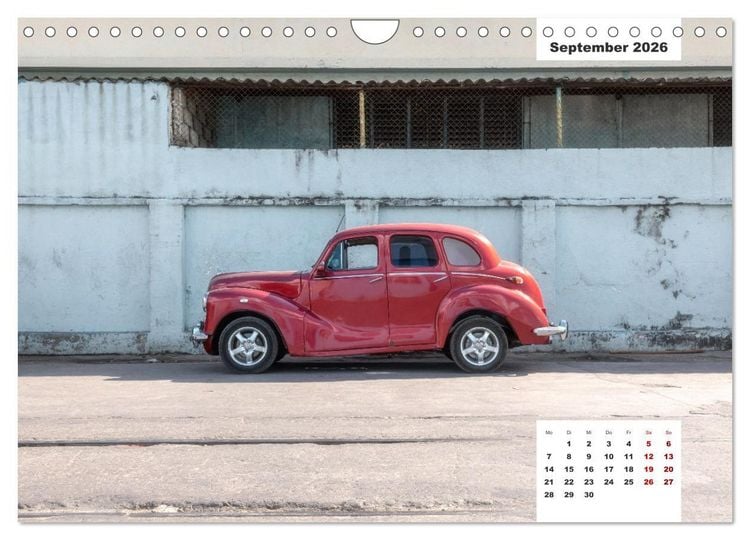 Produktbild: Kubas Oldtimer (Wandkalender 2026 DIN A4 quer), CALVENDO Monatskalender