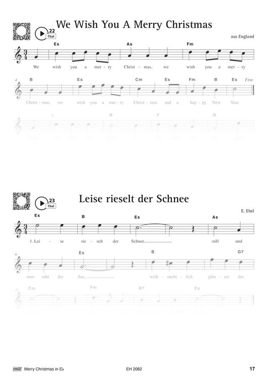 Produktbild: Merry Christmas f&uuml;r Es-Instrumente