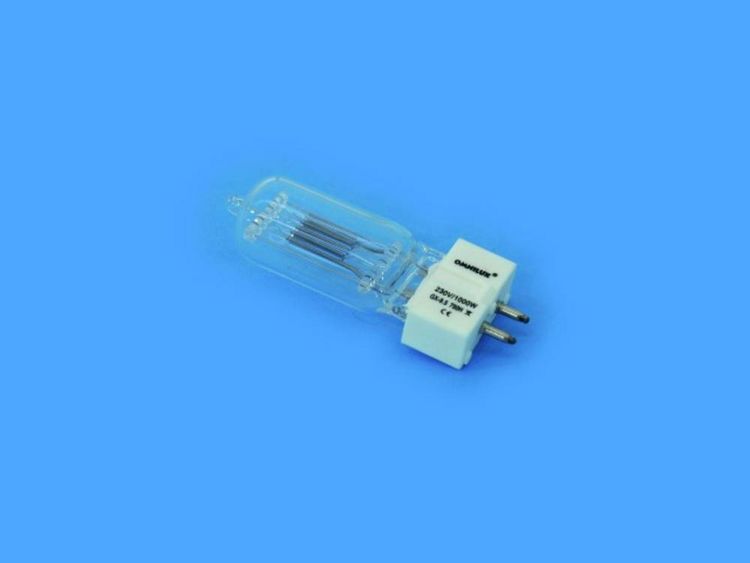 Produktbild: Omnilux Studiolampe Halogen Lichteffekt Leuchtmittel 230V GX9.5 1000W Wei&szlig;