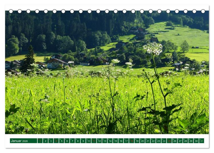 Produktbild: Montafon (Tischkalender 2026 DIN A5 quer), CALVENDO Monatskalender