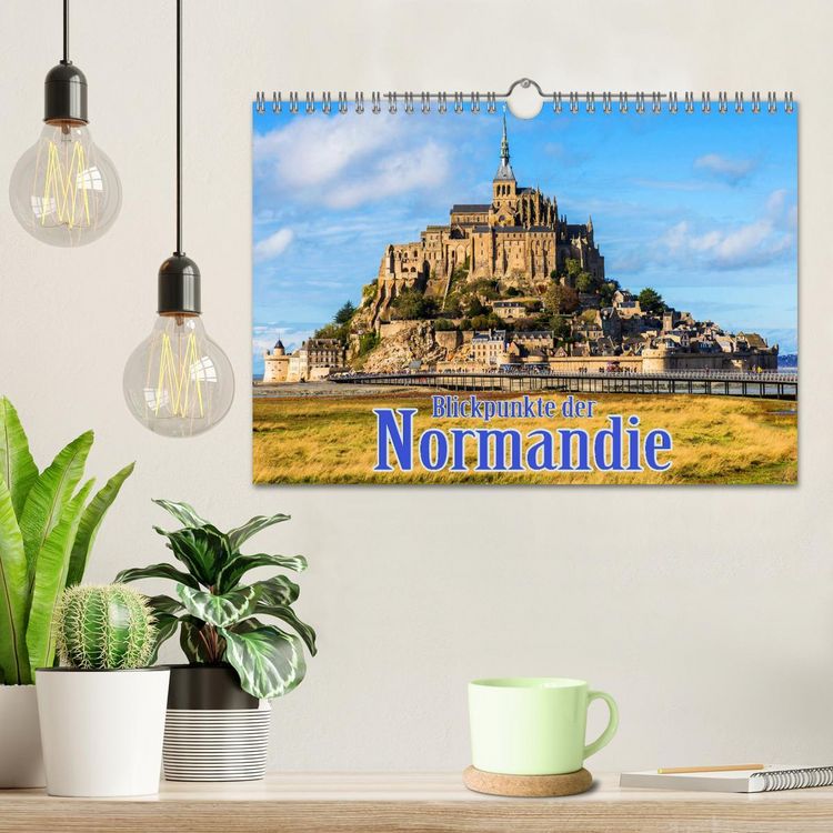 Produktbild: Blickpunkte der Normandie (Wandkalender 2026 DIN A4 quer), CALVENDO Monatskalender