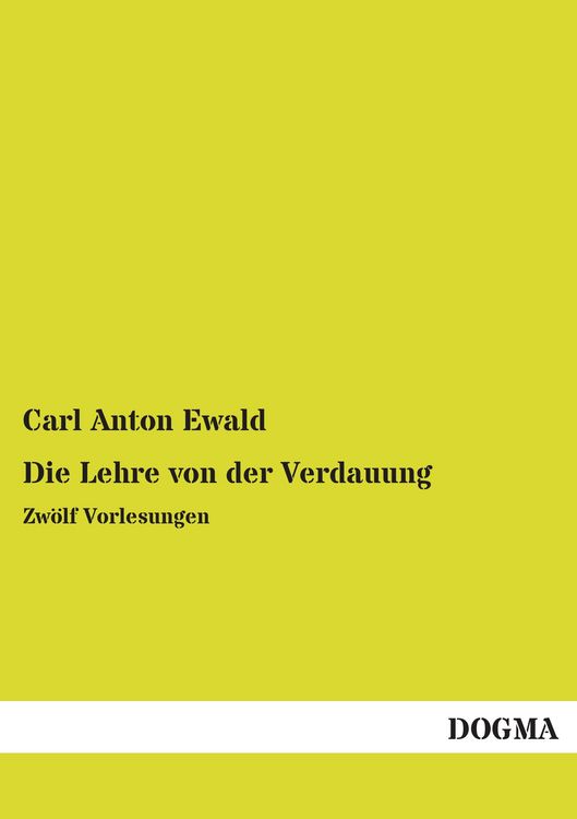 Produktbild: Die Lehre von der Verdauung