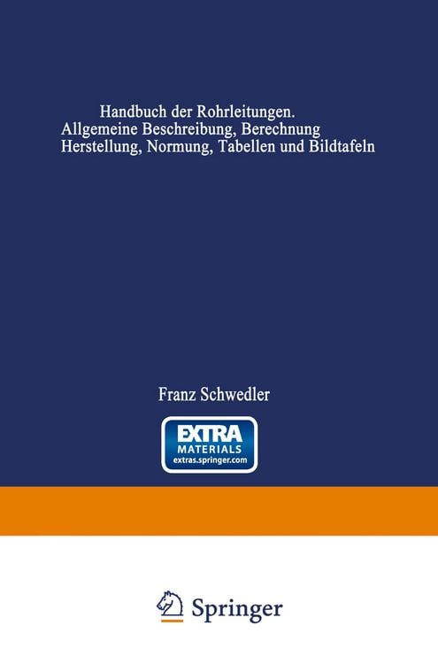 Produktbild: Handbuch der Rohrleitungen