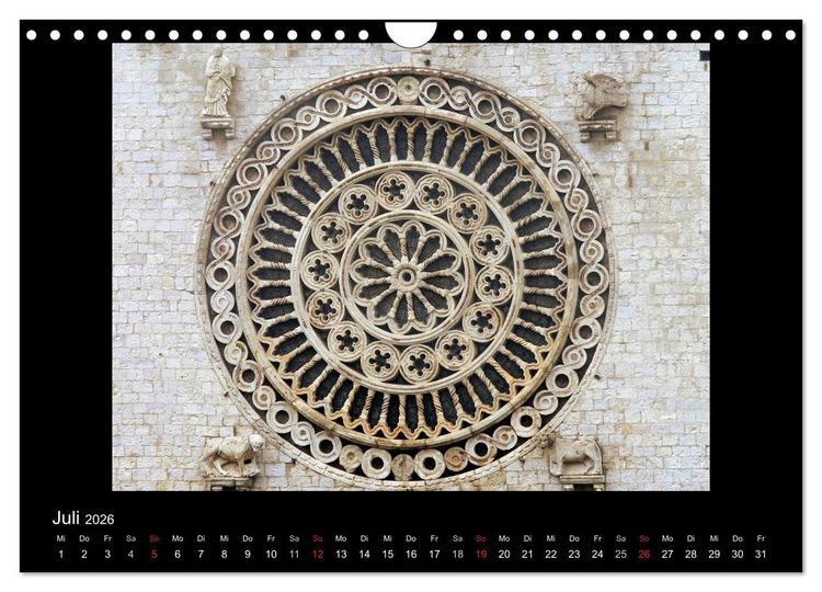 Produktbild: Auf den Spuren des Hl. Franziskus (Wandkalender 2026 DIN A4 quer), CALVENDO Monatskalender