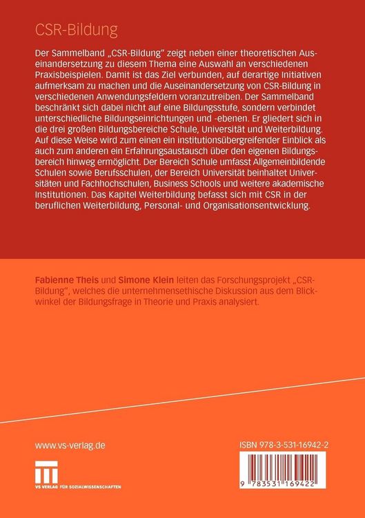 Produktbild: CSR-Bildung