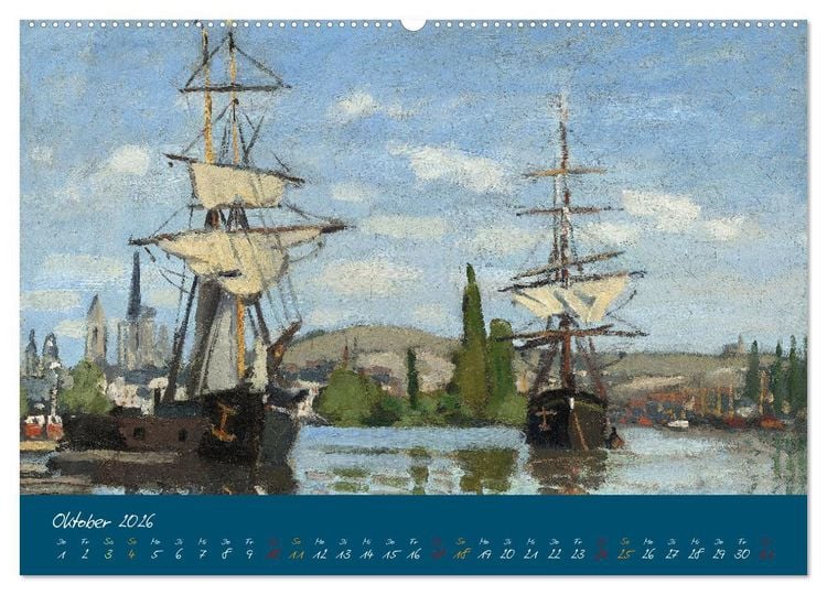 Produktbild: Typisch Monet (Wandkalender 2026 DIN A2 quer), CALVENDO Monatskalender