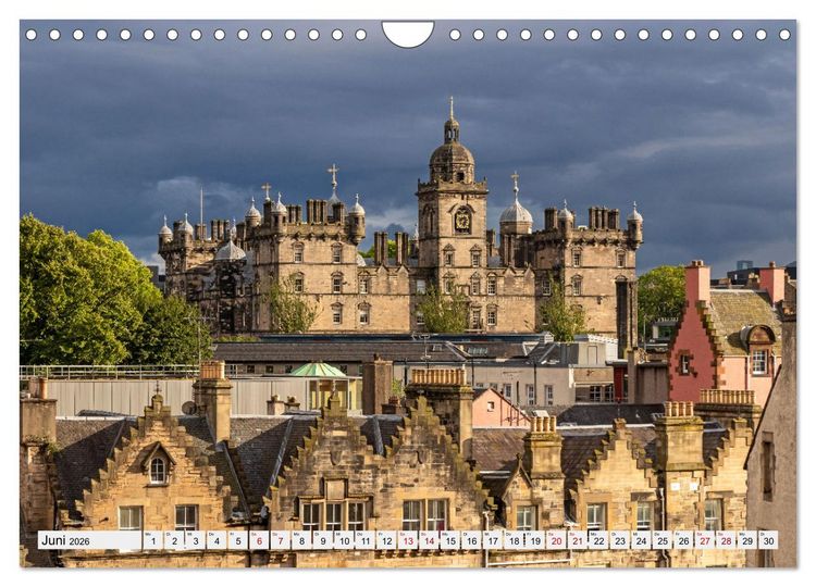 Produktbild: Wundersch&ouml;nes Edinburgh (Wandkalender 2026 DIN A4 quer), CALVENDO Monatskalender