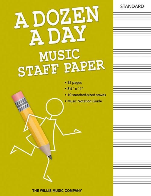 Produktbild: A Dozen a Day - Music Staff Paper