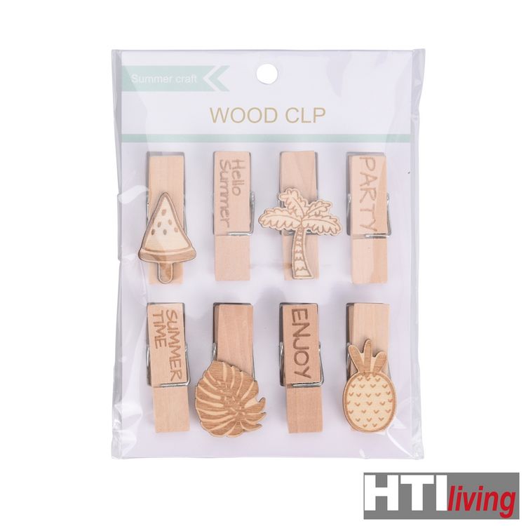 Produktbild: HTI-Living BRIEFKLEMMER 4.5CM , 8 St&uuml;ck, 2-fach sortiert
