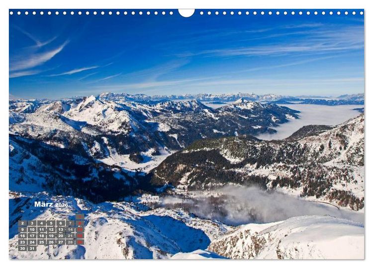 Produktbild: Die weiten T&auml;ler im Salzburger Land (Wandkalender 2026 DIN A3 quer), CALVENDO Monatskalender