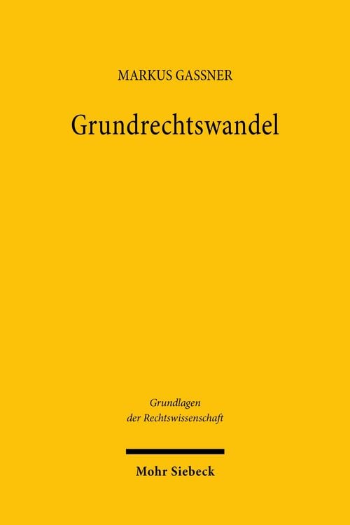 Produktbild: Grundrechtswandel