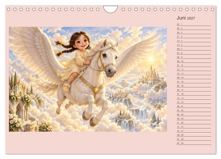 Produktbild: Mila und die Nacht der Fabelwesen (Wandkalender 2027 DIN A4 quer), CALVENDO Monatskalender