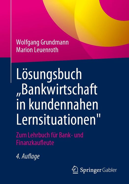 Produktbild: L&ouml;sungsbuch "Bankwirtschaft in kundennahen Lernsituationen"
