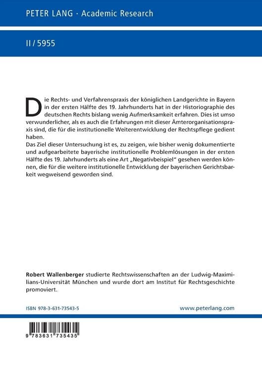 Produktbild: Gesch&auml;ftsgang und Wirkungskreis der Landgerichte &auml;lterer Ordnung in Bayern unter besonderer Ber&uuml;cksichtigung verschiedener Reformvorschl&auml;ge
